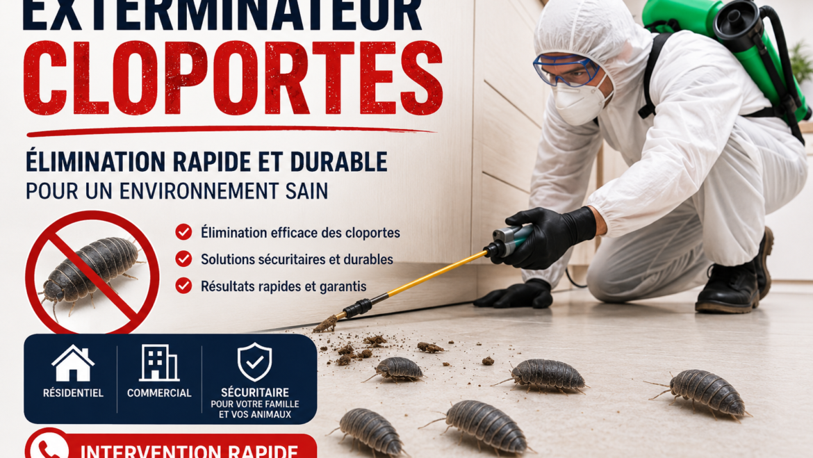 Solutions d’Extermination des Cloportes pour les Sous-Sols, les Salles de Bain et les Jardins