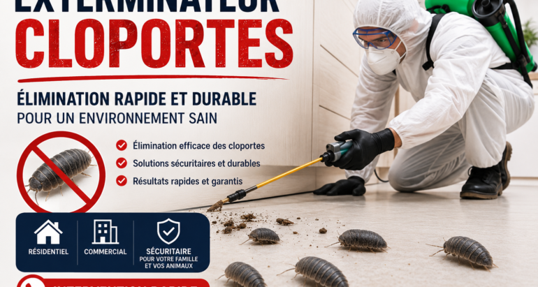 Solutions d’Extermination des Cloportes pour les Sous-Sols, les Salles de Bain et les Jardins