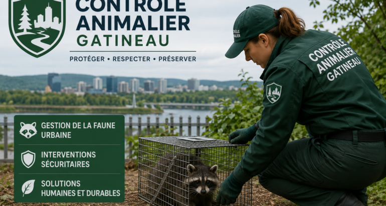 Contrôle Animalier Gatineau : Assurer la Sécurité des Communautés et la Protection de la Faune Locale